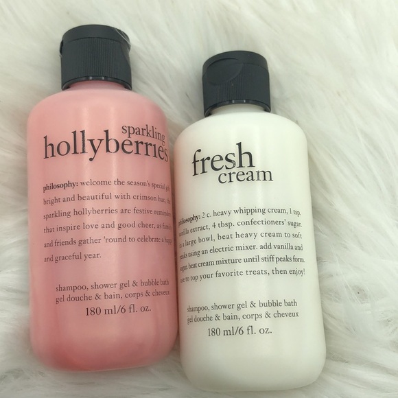 Philosophy Other - Philosophy 2 Pc Set Includes Sparkling Hollyberries And Fred Cream Both 6 fl oz